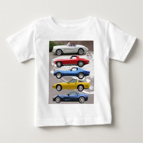 Corvette Generations Baby T_Shirt