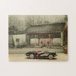 Corvette In Asian Courtyard Puzzle