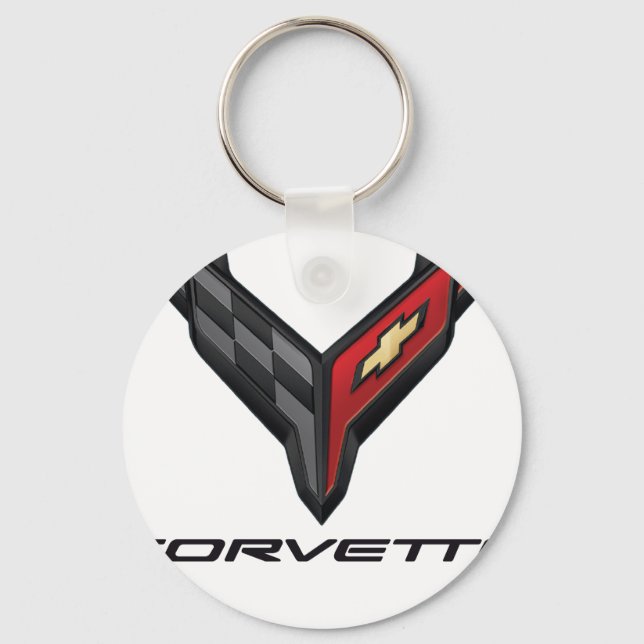 corvette logo2 keychain (Front)