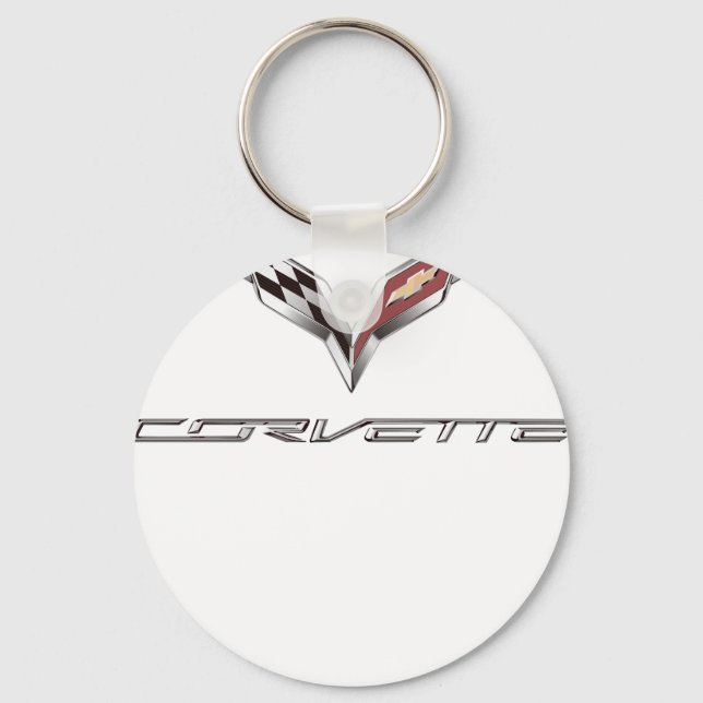 corvette logo keychain (Front)