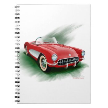 Corvette Notebook by buyfranklinsart at Zazzle