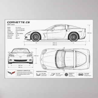 Corvette technical design poster