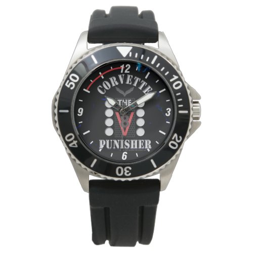 Corvette the V8 Punisher BlackBlue Watch