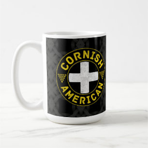 Corwall Cornish American Flag Mug