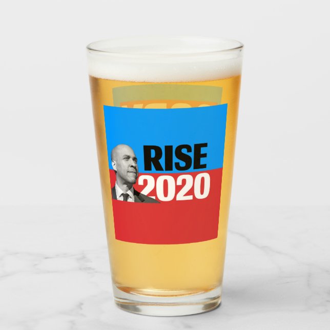 Cory Booker 2020 Glass (Front Filled)
