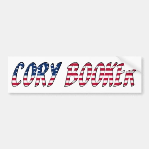 Cory Booker Democrat Presidential Candidate 2020 Bumper Sticker