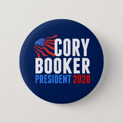 Cory Booker for President 2020 Pinback Button