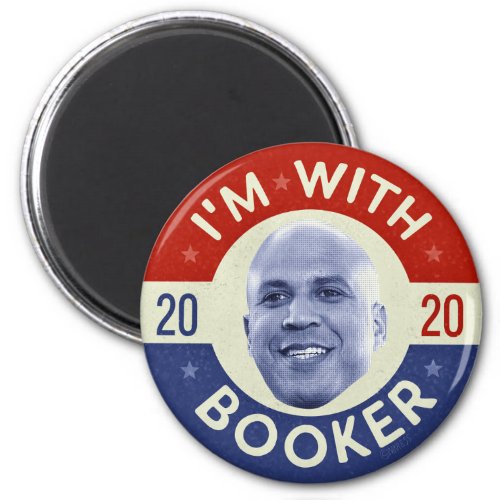 Cory Booker President 2020 Democrat Photo Retro Magnet