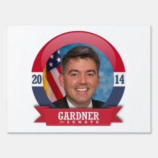 CORY GARDNER CAMPAIGN YARD SIGN