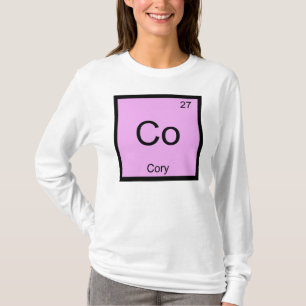 Cory Name Chemistry Element Periodic Table T-Shirt