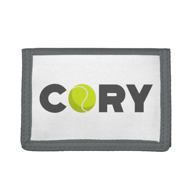 Cory Tennis Trifold Wallet (Front)