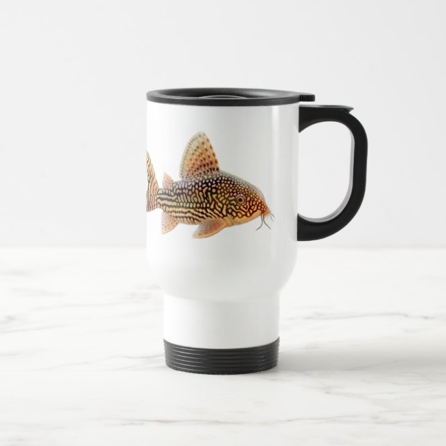 Corydoras Sterbai Catfish Travel Mug (Right)