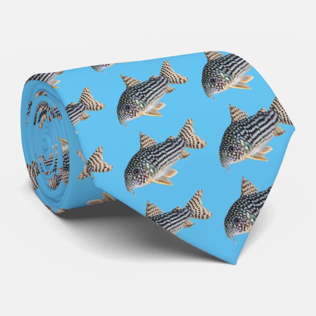 Corydoras sterbai neck tie (Rolled)
