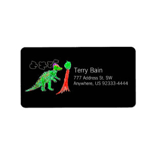Corythosaurus Label