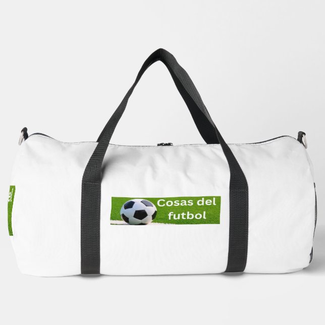 Cosas del futbol duffle bag (Front)