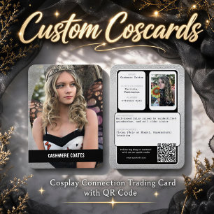 Coscards Cosplay QR Code Connection Trading Card