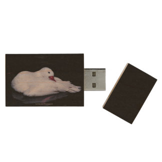 Coscoroba Swan P3442 Wood Flash Drive