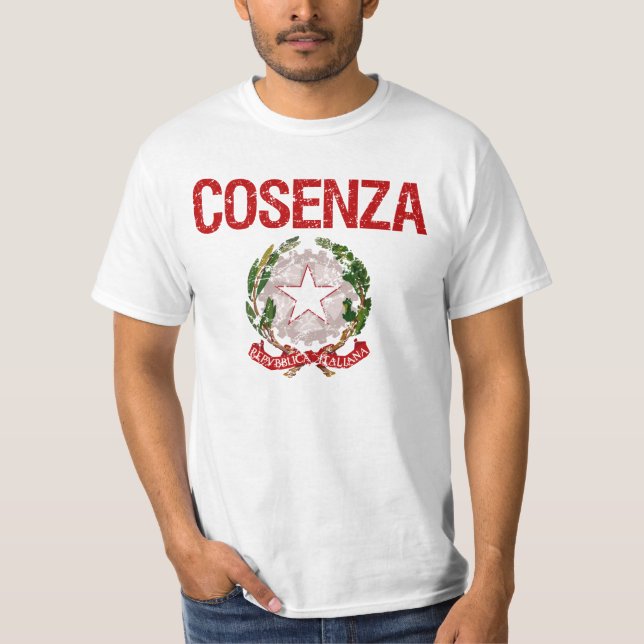 Cosenza Italian Surname T-Shirt (Front)