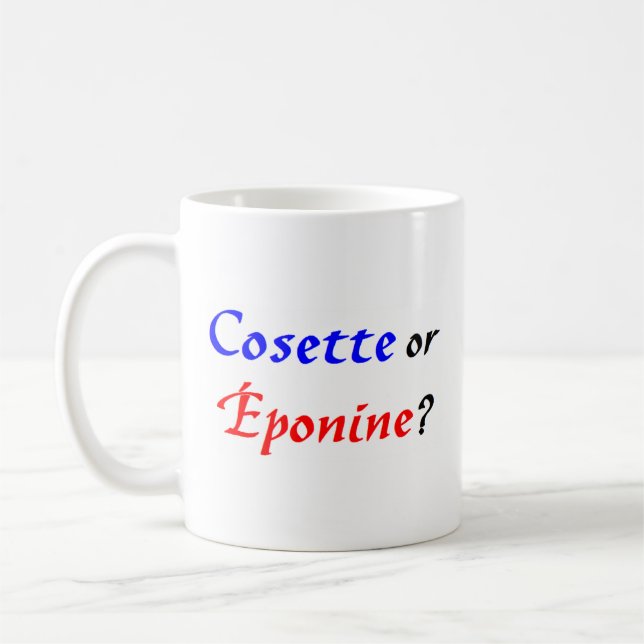 cosette Les Miserables Coffee Mug (Left)
