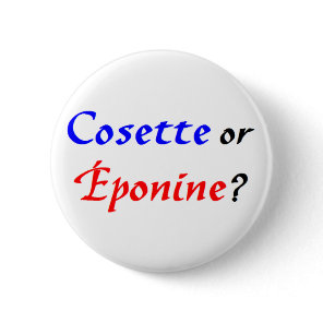 Cosette Les Miserables Pinback Button