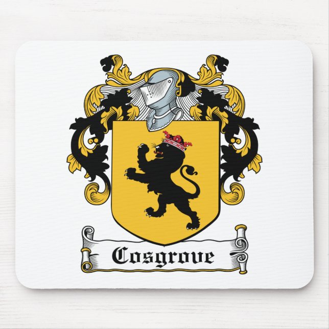 Cosgrove Family Crest Mouse Pad (Front)