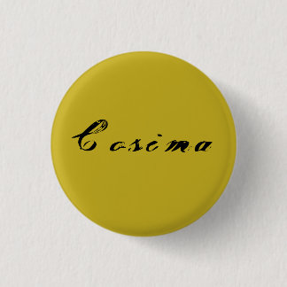 Cosima from Orphan Black antique calligraphy Button