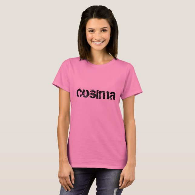 Cosima from Orphan Black block letters T-Shirt (Front Full)