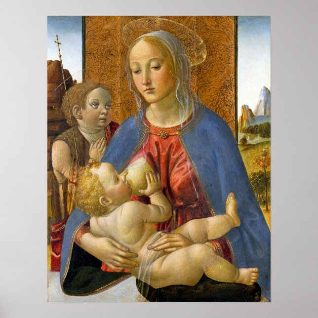 Cosimo Rosselli Madonna and Child Poster (Front)