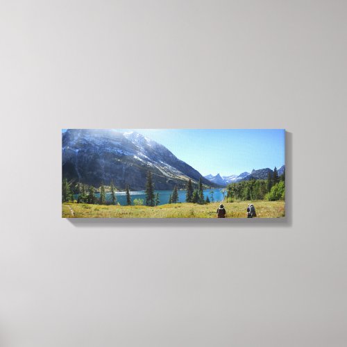 Cosley Lake _ Glacier National Park Canvas Print