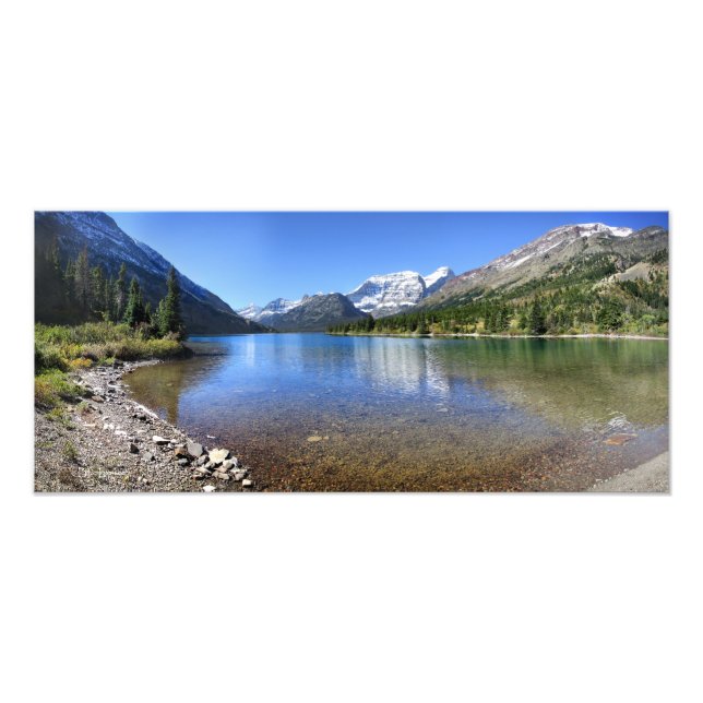 Cosley Lake Outlet - Glacier National Park Photo Print (Front)