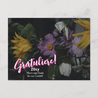 Cosmea Sunflower Postcard