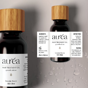 Cosmetic 1 OZ/30ml Dropper Bottle Waterproof Label