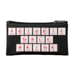 Periodic
 Table
 Writer  Cosmetic Bag