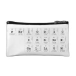 Periodic
 Iodine 
 Gallium  Cosmetic Bag