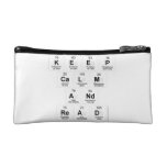 Keep
 Calm 
 and 
 Read  Cosmetic Bag
