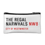 THE REGAL  NARWHALS  Cosmetic Bag