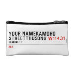 Your NameKAMOHO StreetTHUSONG  Cosmetic Bag