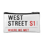 west  street  Cosmetic Bag