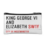 king george vi and elizabeth  Cosmetic Bag