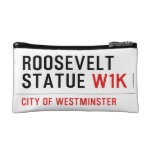 roosevelt statue  Cosmetic Bag
