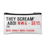 THEY SCREAM'  ABDI  Cosmetic Bag