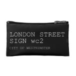 LONDON STREET SIGN  Cosmetic Bag