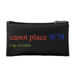 canot place  Cosmetic Bag