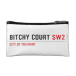 Bitchy court  Cosmetic Bag