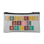 Periodic
 Table
 Writer  Cosmetic Bag