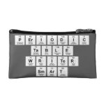 Periodic
 Table
 Writer
 Smart  Cosmetic Bag