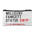 millicent fawcett statue  Cosmetic Bag