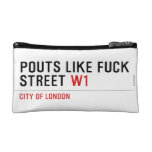 Pouts like fuck Street  Cosmetic Bag