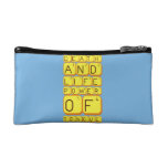 Death
 And
 Life
 power
 Of
 tongue  Cosmetic Bag