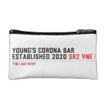 YOUNG'S CORONA BAR established 2020  Cosmetic Bag